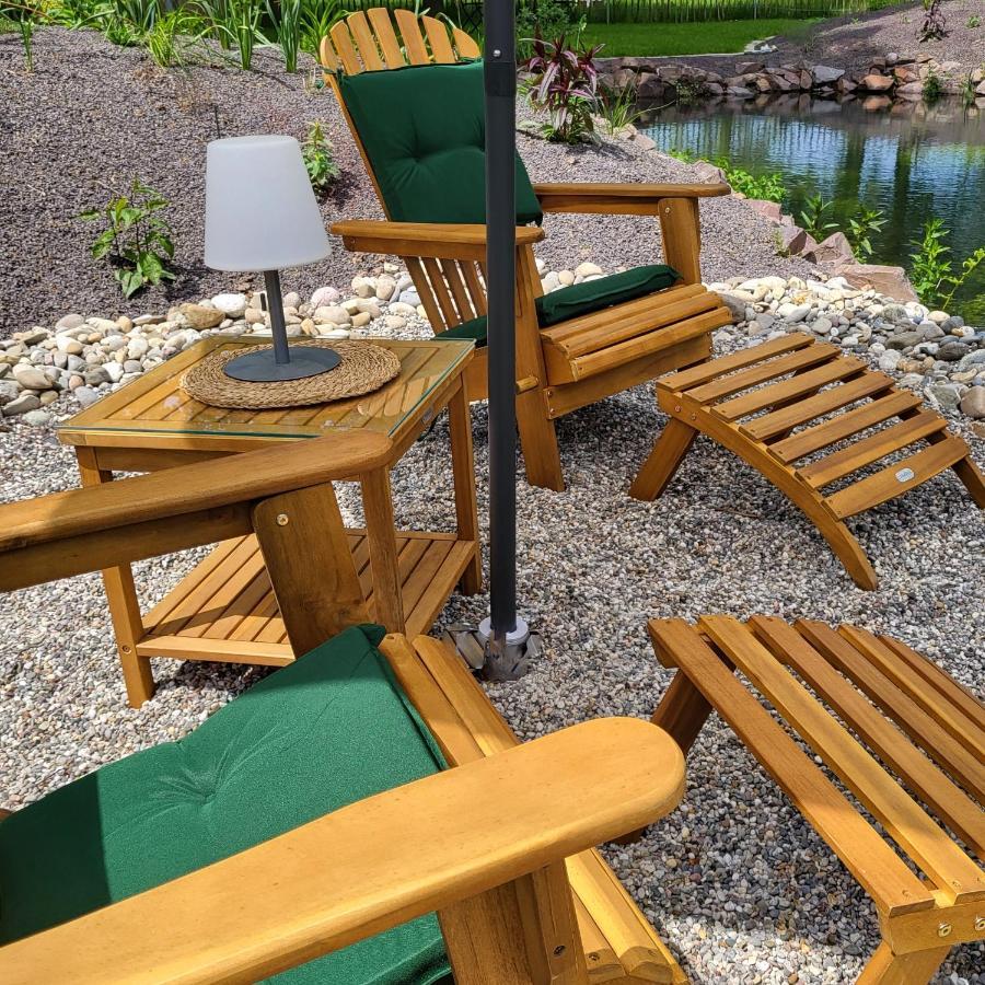 Komfort Ferienwohnungen Mit Wellness-Garten - Gaestehaus Am Bachlauf - Losheim Am See Luaran gambar