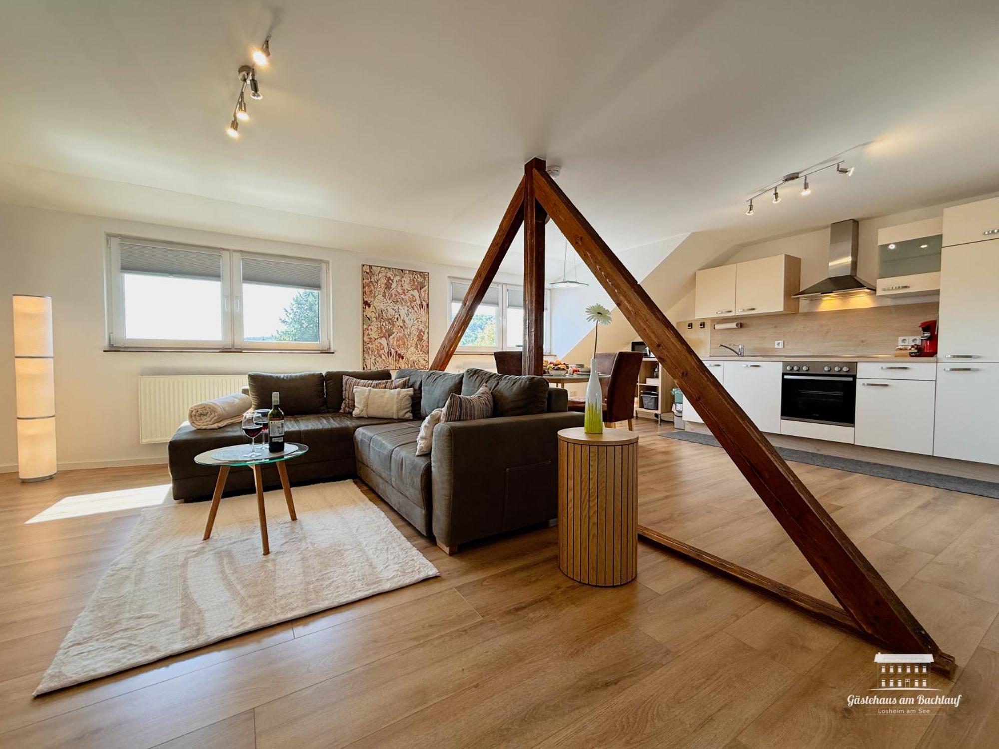 Komfort Ferienwohnungen Mit Wellness-Garten - Gaestehaus Am Bachlauf - Losheim Am See Luaran gambar